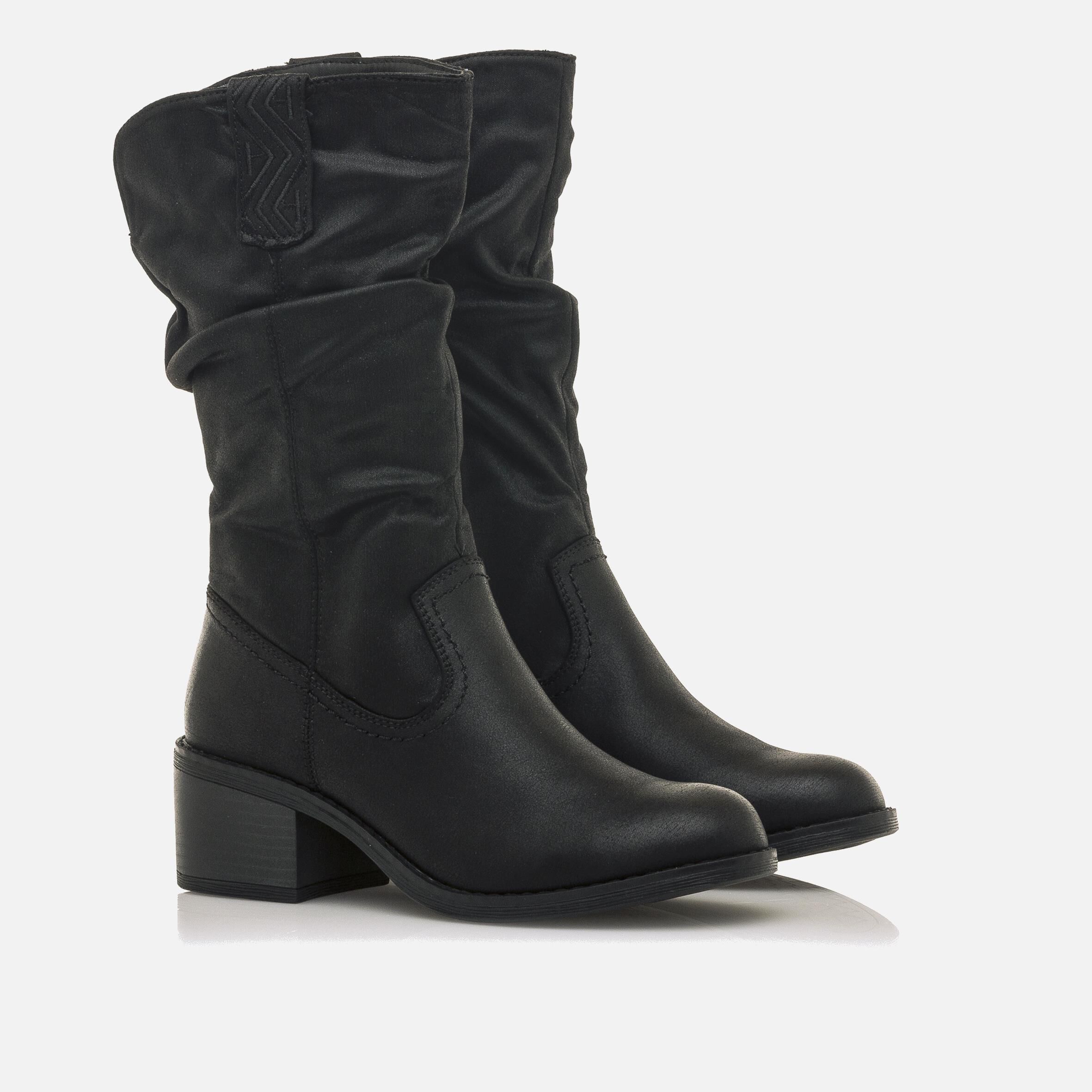 Botas Negras Mustang Shoes
